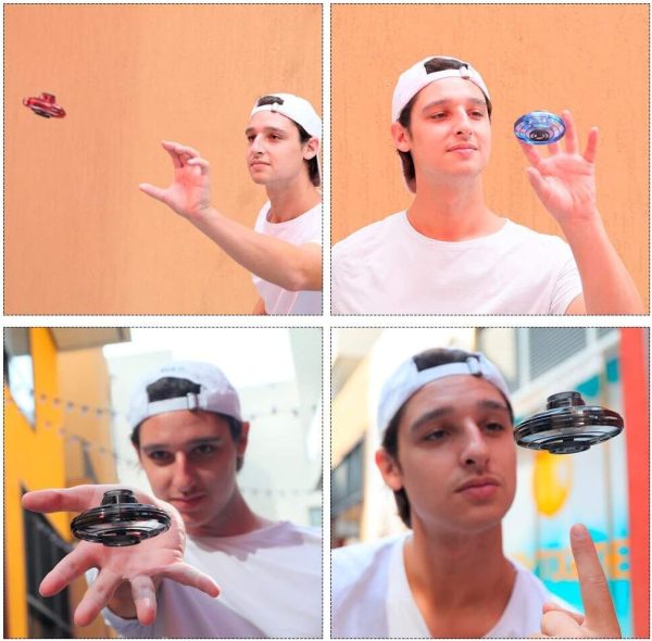 Flying Spinner With Led Light, Drone For Kids Hand Operated Mini Drones For Kids - Smart Mart Online