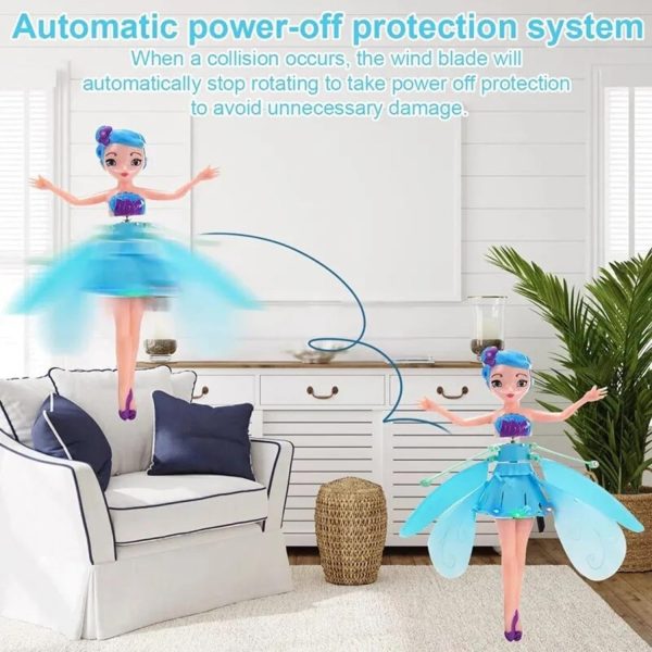 Magical Flying Fairy Doll,hand Sensor Control / Sky Dancers Flying Toy, (random Color) SmartMart®